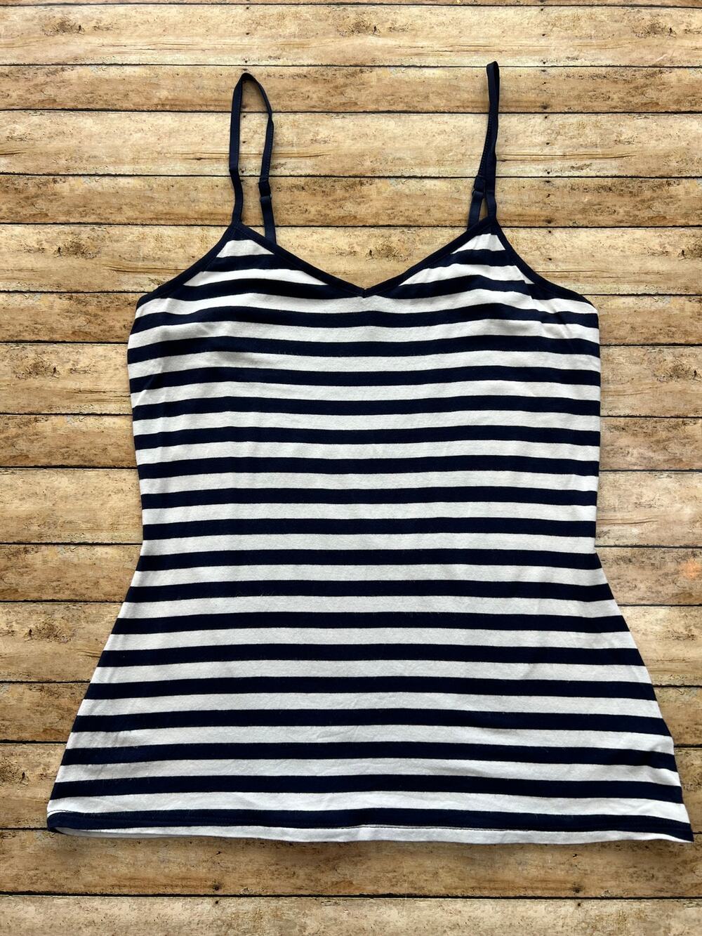 Express Striped Camisole Tank Top Navy White Size Small